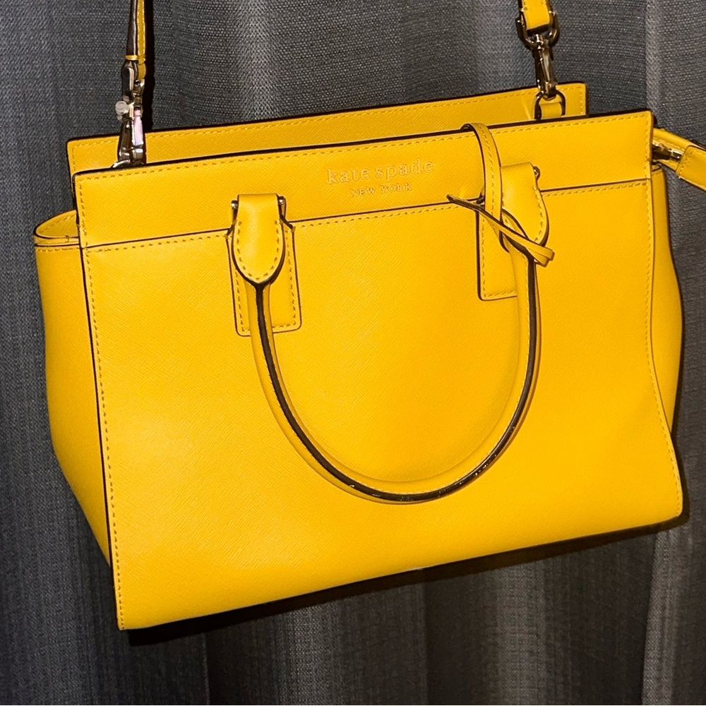 YELLOW KATE SPADE PURSE